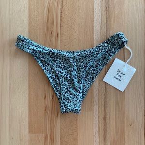 Stone Fox Swim Matcha Bowie Bottom Small NWT